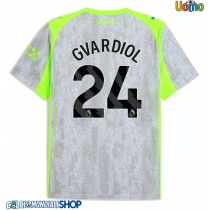 Maglie da calcio Manchester City Josko Gvardiol #24 Terza Maglia 2025-26 Manica Corta